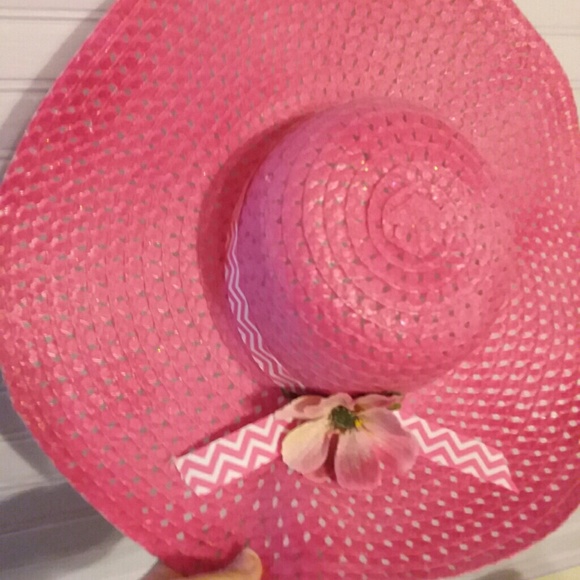 Jessica Simpson Black Sun Hat w/ Sash Bow - Picture 5 of 7